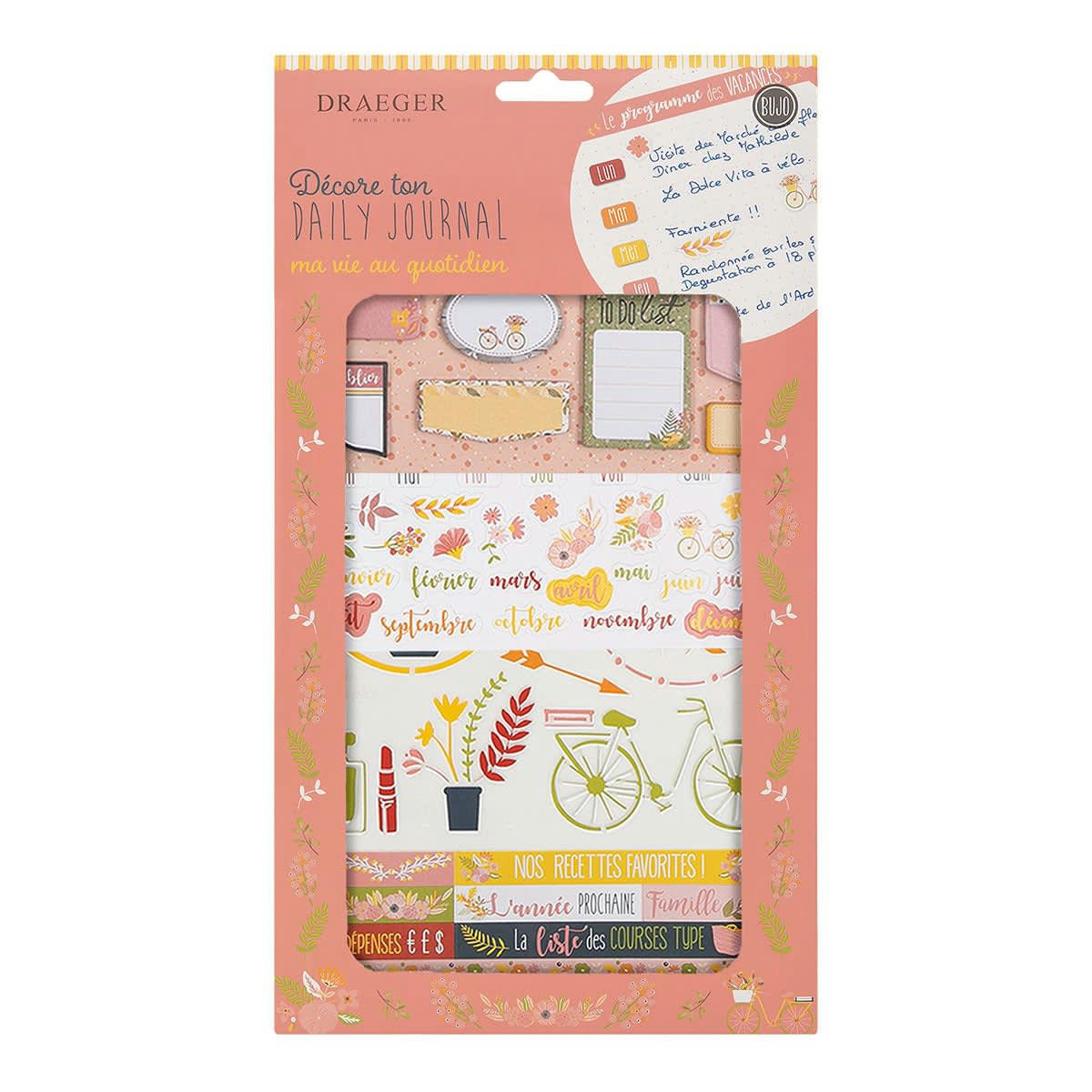 - Set de personnalisation bullet journal fleurs