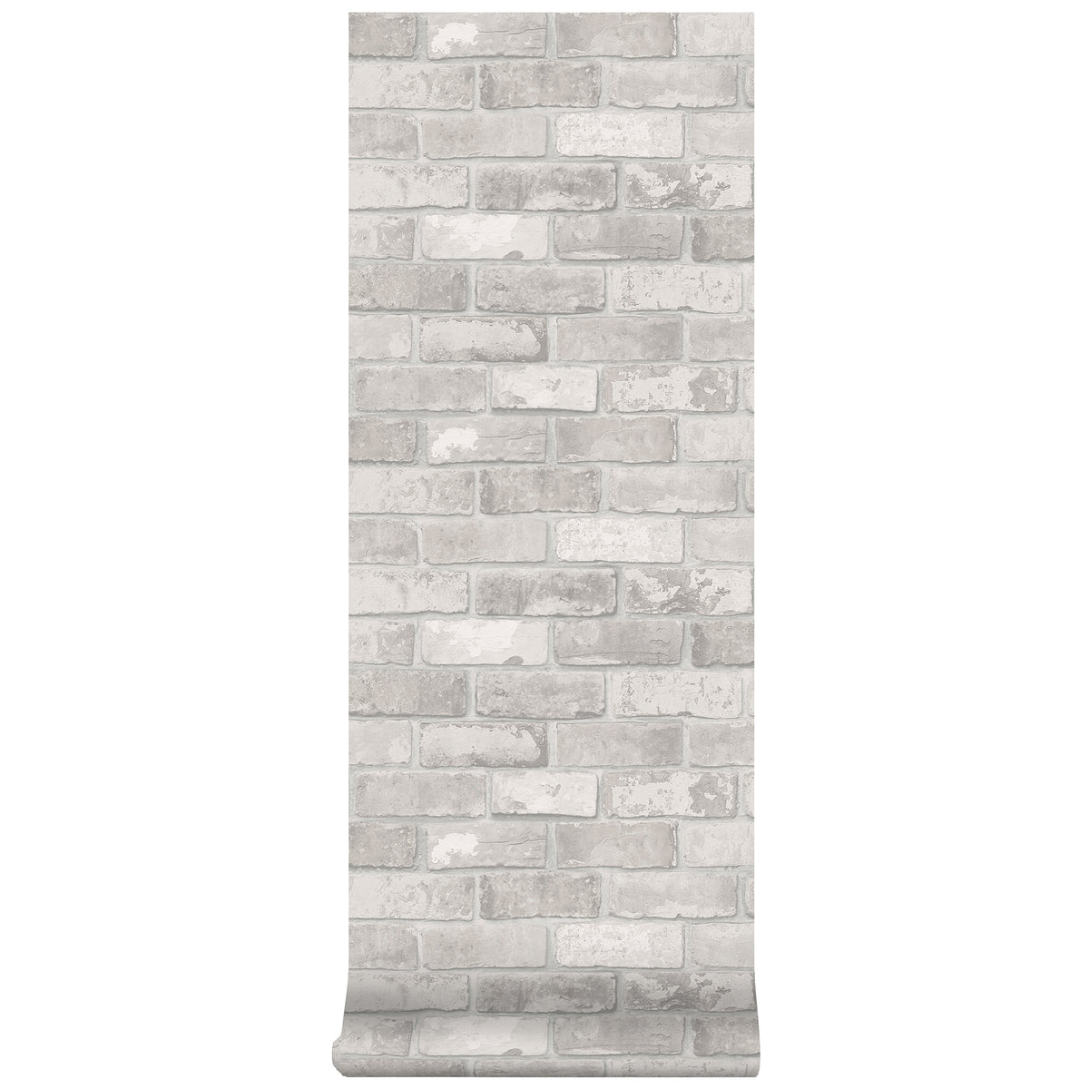 vtwonen Vliesbehang - Bricks Light Grey - Lichtgrijs - 10mx53cm