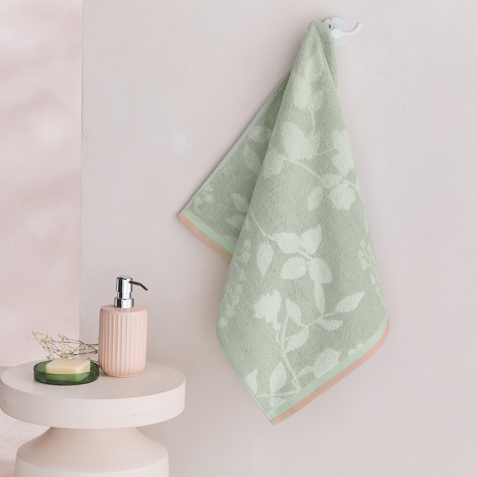 Linge de bain jacquardJardin suspendu