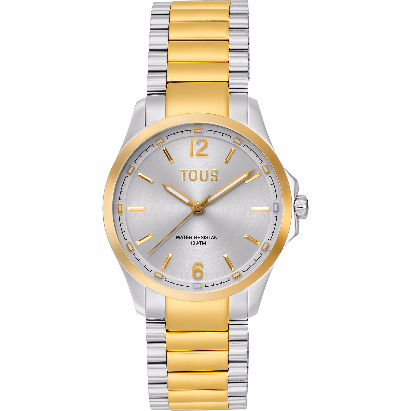 Reloj analógico con brazalete de acero y acero dorado DRIVE NEW