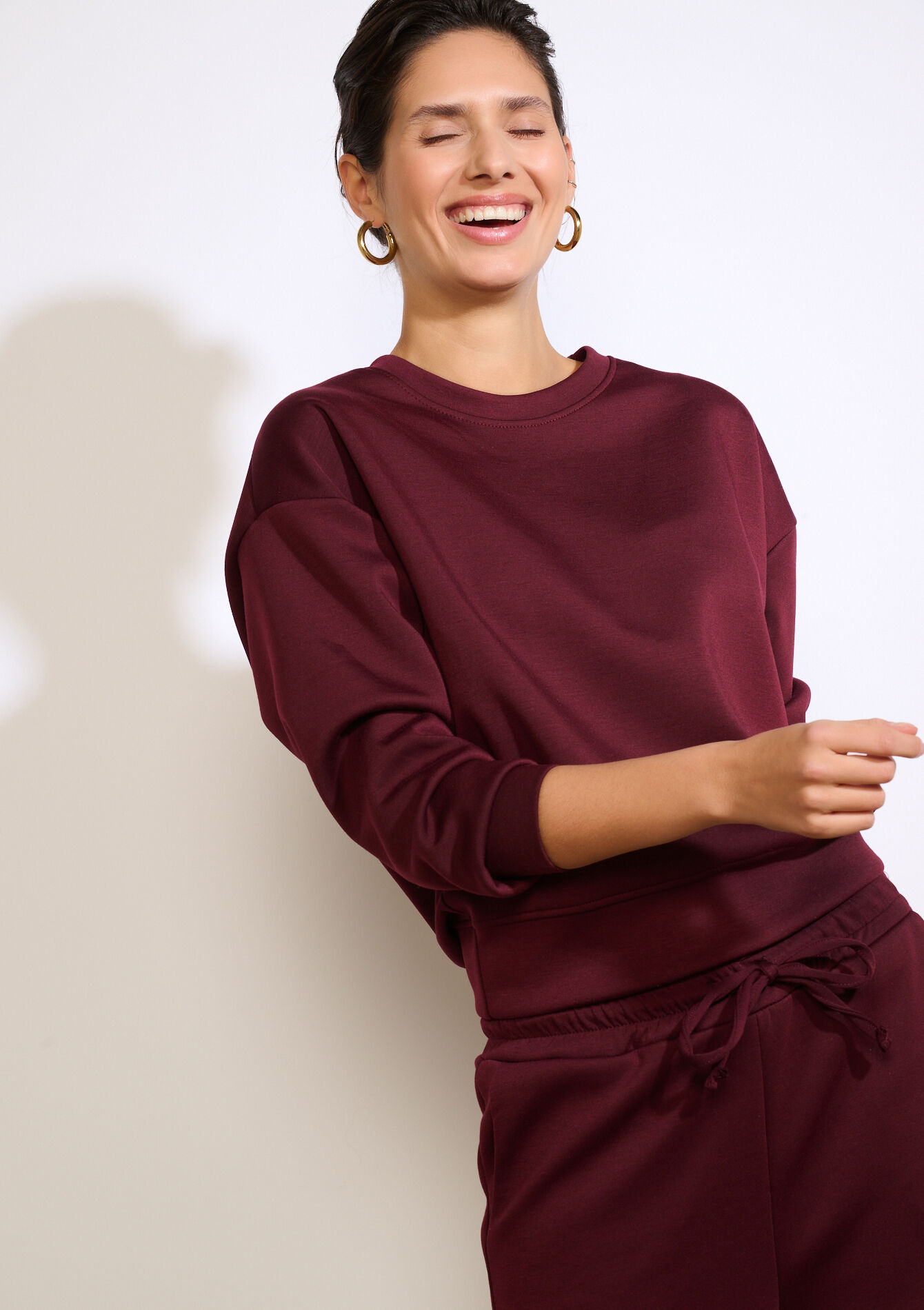 Zachte trui met lange mouwen