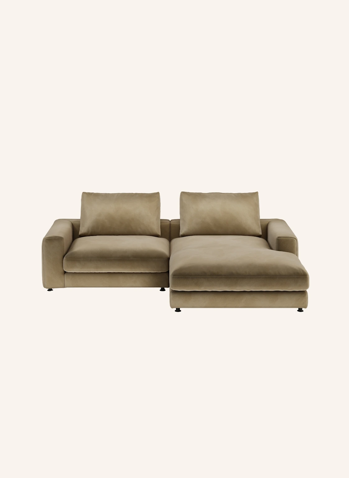 nydo 3-Sitzer Ecksofa MOSLER, rechts, Velours