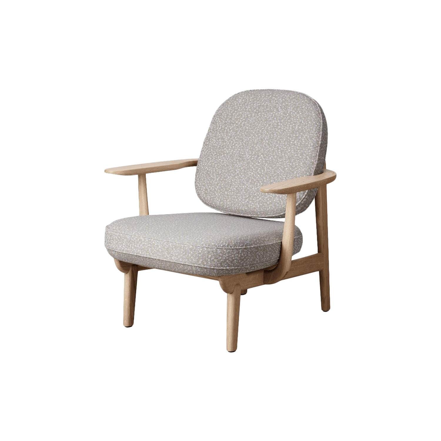 JH97&trade; loungestol, gr&aring;/beige/hvid