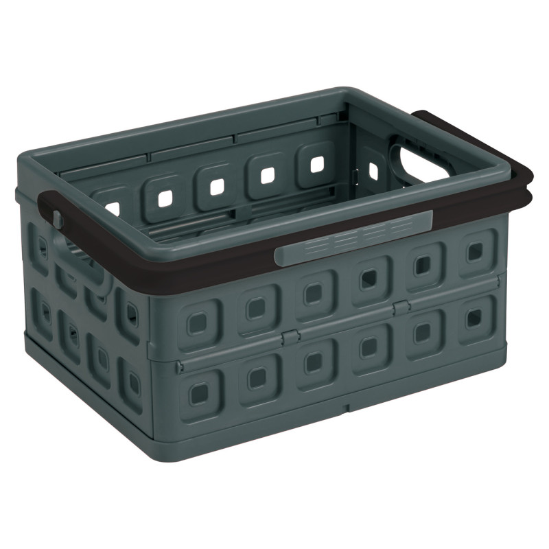 Box de rangement pliant Square anthracite 24 L SUNWARE