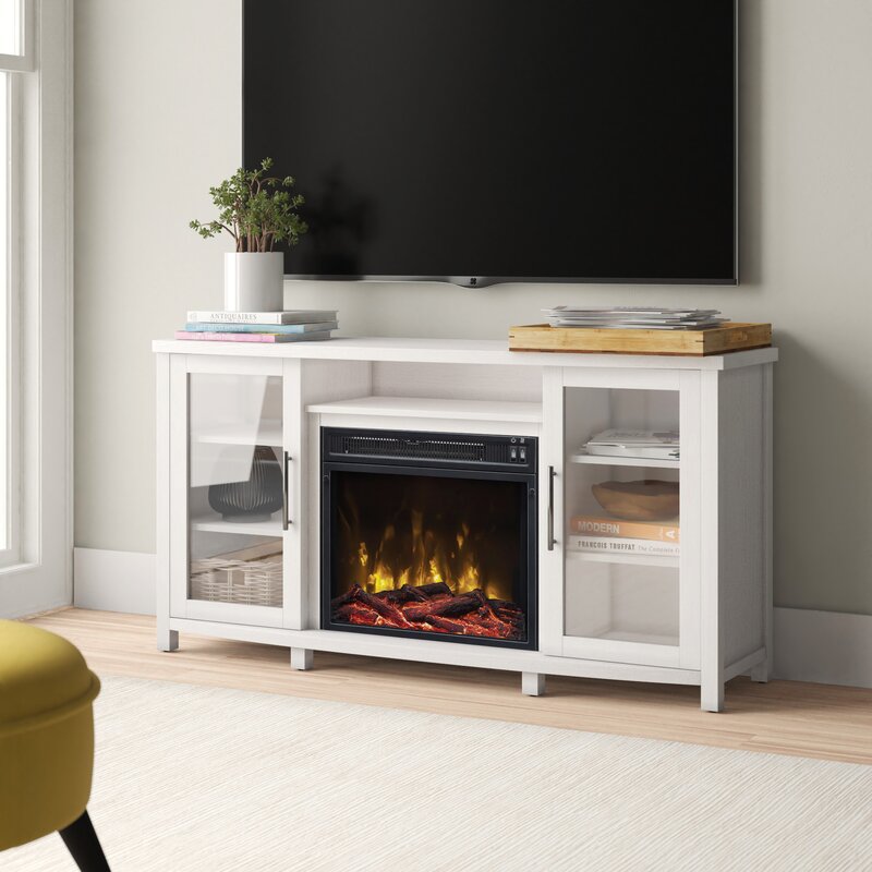 Southington TV Stand for TVs up to 60 with Electric Fireplace Included