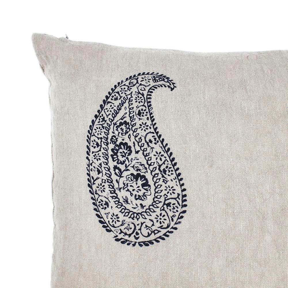 ORIENT EXPRESS - Coussin en lin pur lavé Danube  65x65