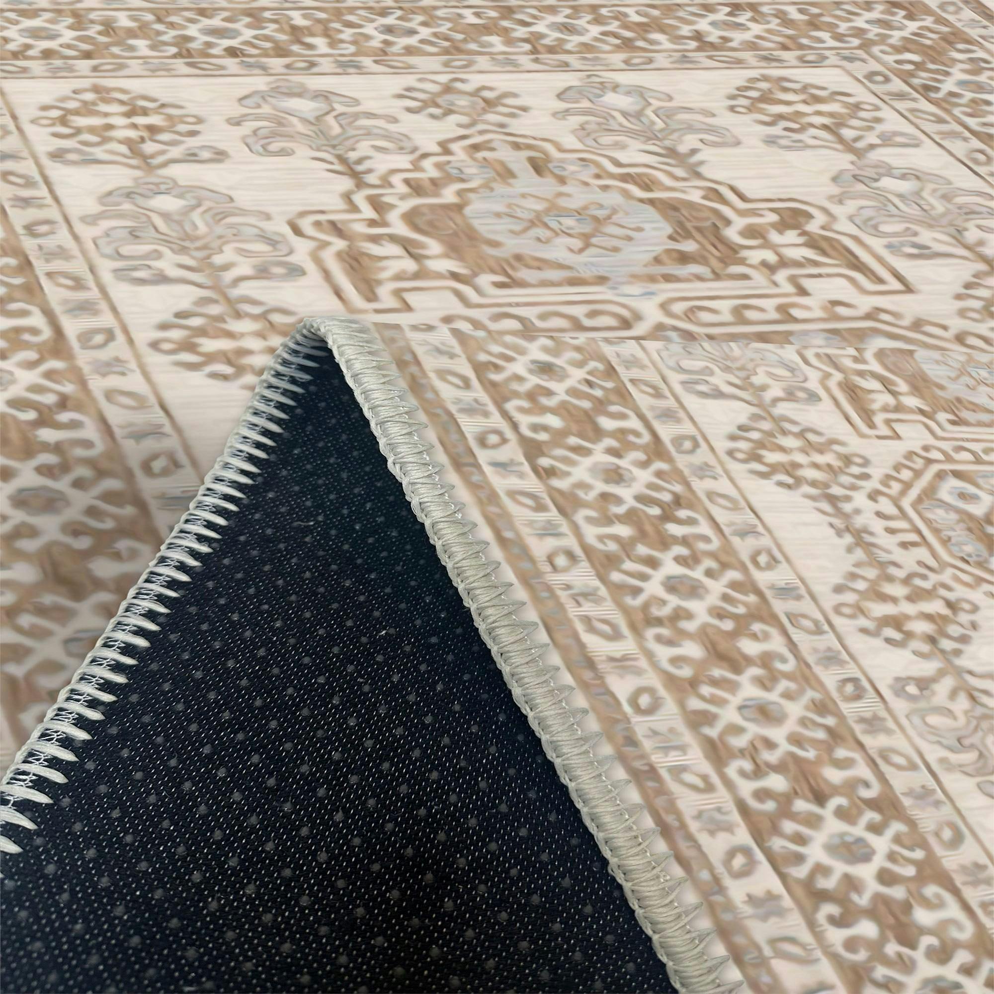 Tapis oriental marron – motifs persans, 160x230 cm ISTANBUL