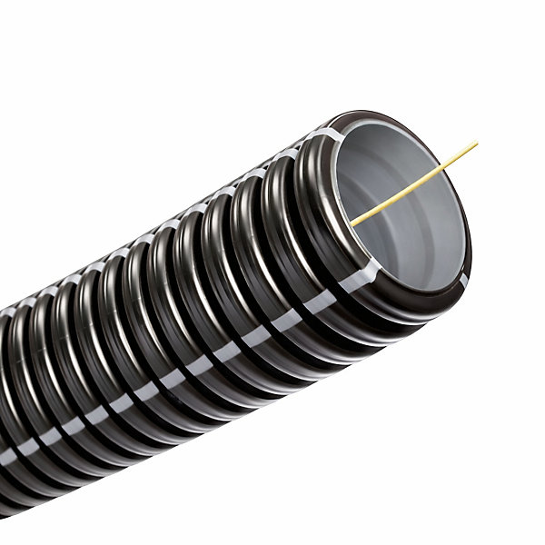 Gaine TPC Flexichoc IK10 ignifugée Noire diamètre63 mm x 25 mètres