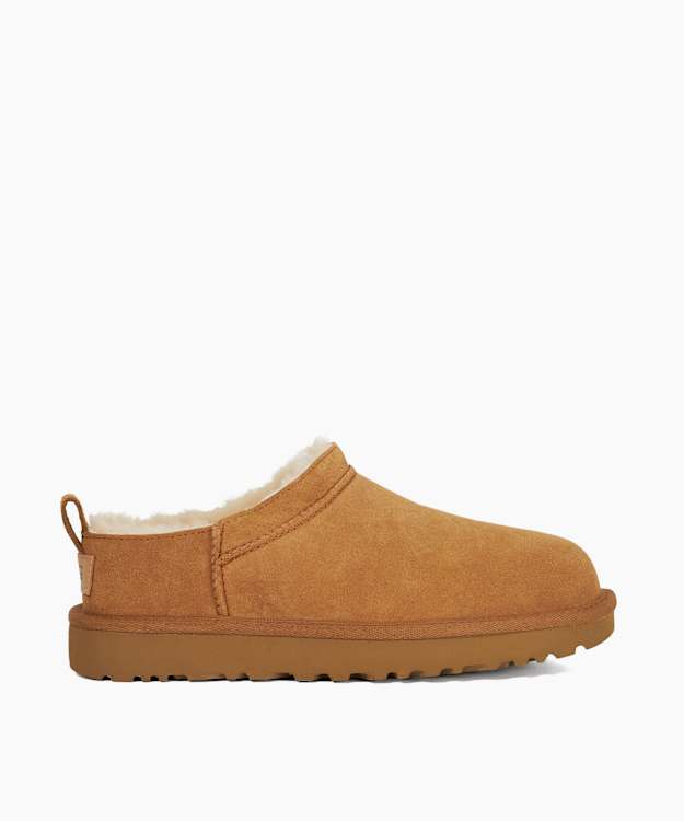 Classic Micro Tan - UGG Suede Sheepskin Low Boots