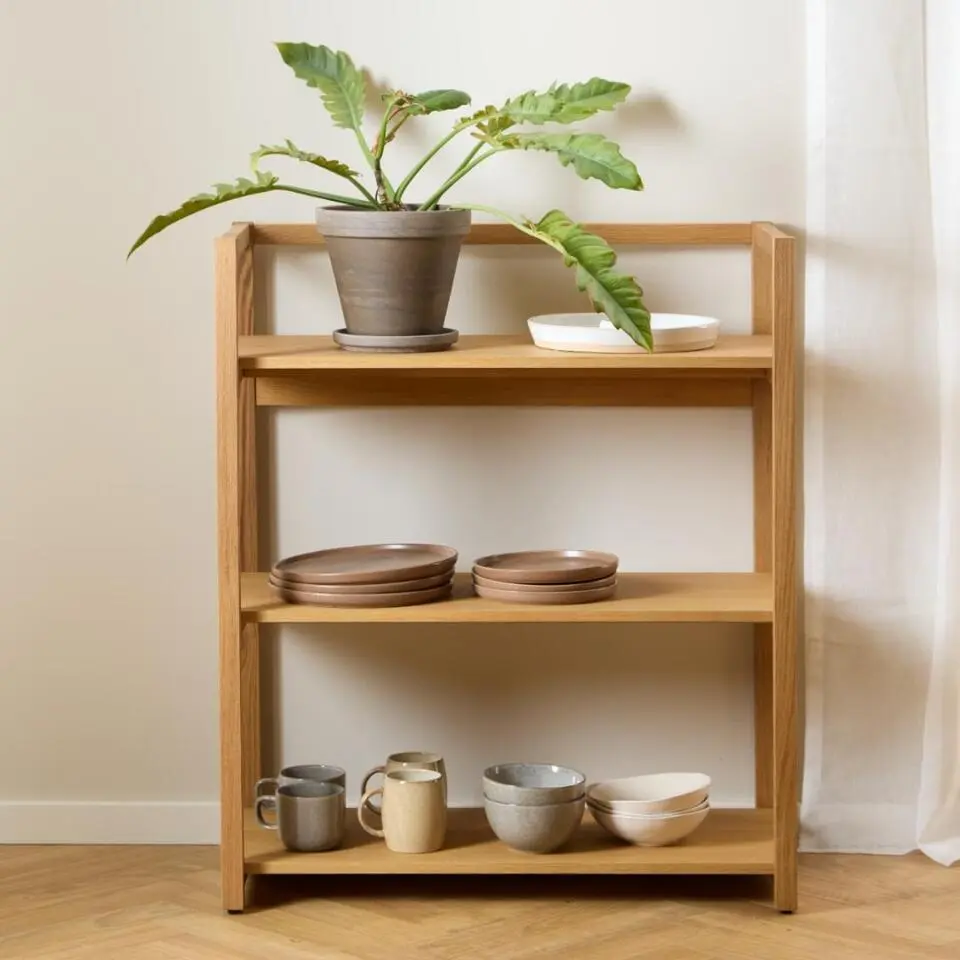 Boekenkast Naturel - 80x40x93,3cm - Mista