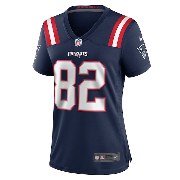 JaQuae Jackson New England Patriots Nike Women's  Game Jersey -  Navy