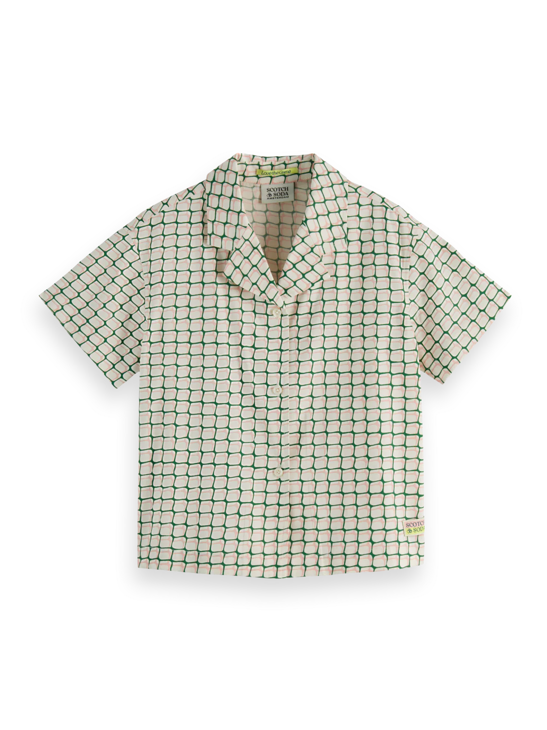 Girls' Short Sleeve Printed Shirt