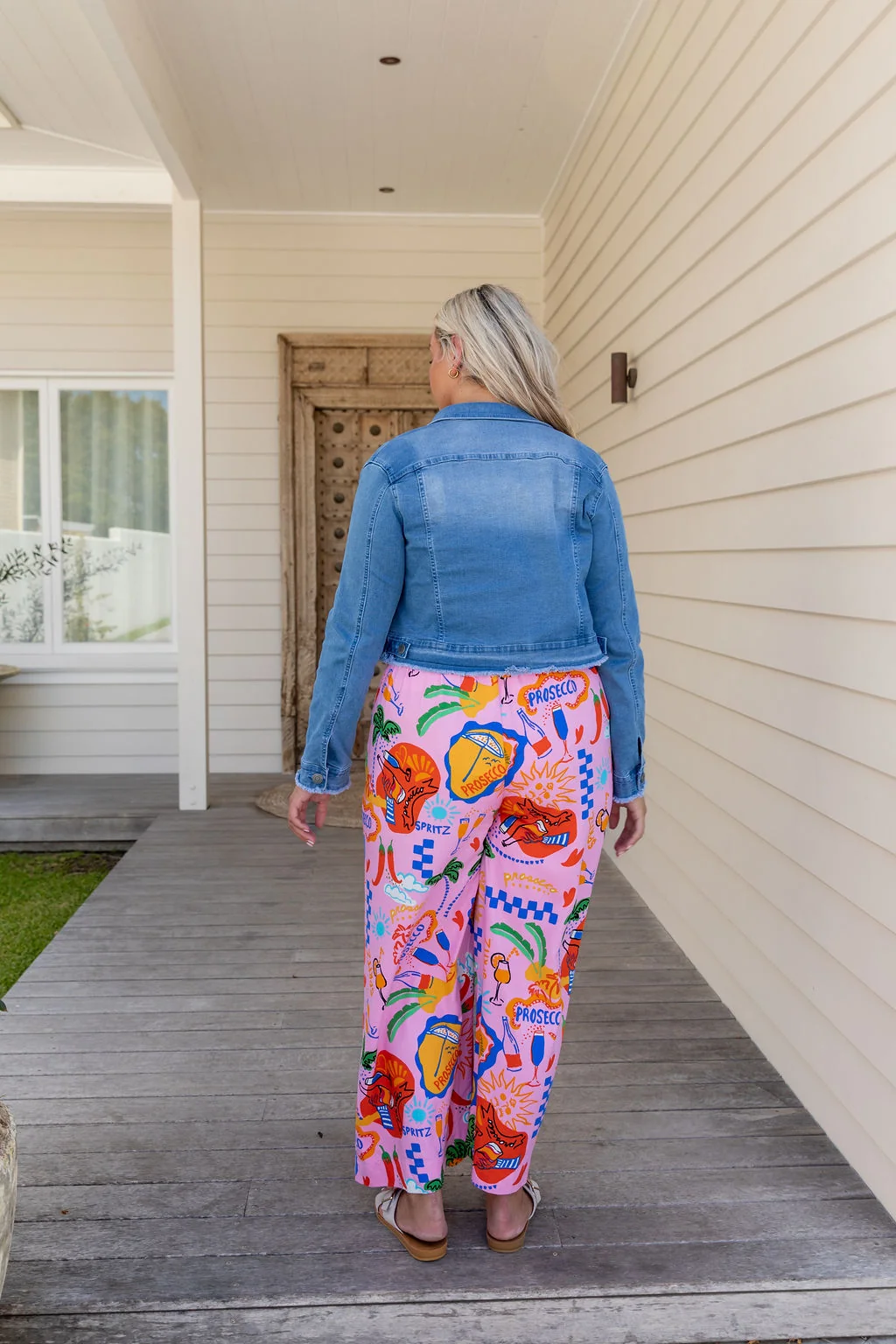 Gina Linen Blend Pant in Cin Cin