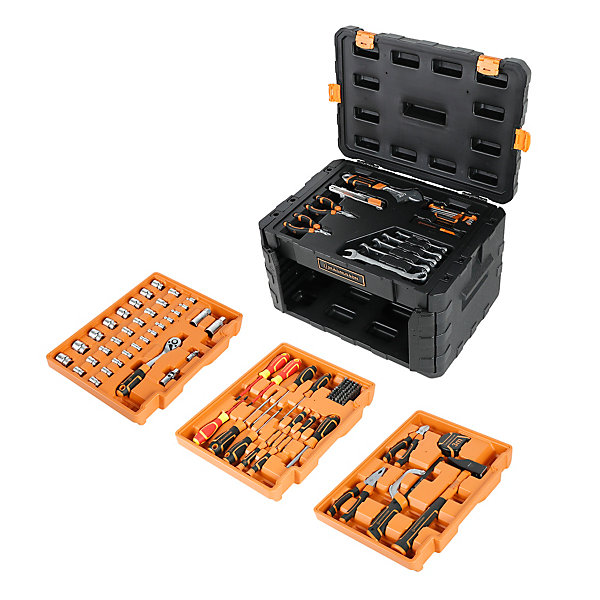 Boîte à outils Magnusson 123 pièces complète pour bricolage et réparation