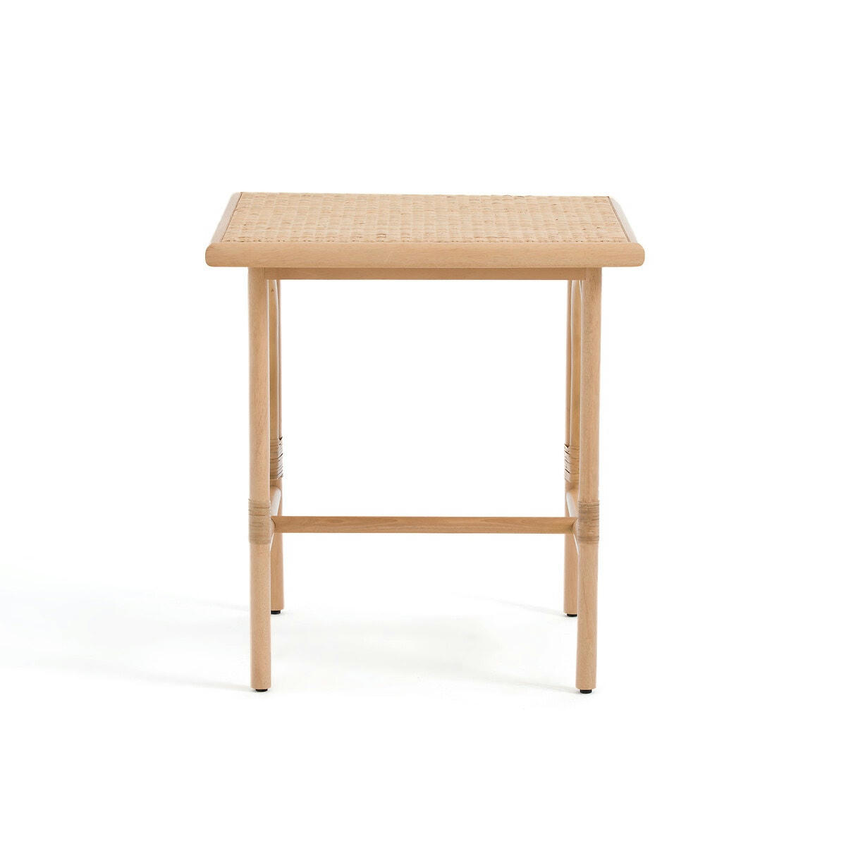 Table de bistrot hévéa et cannage, Medellin