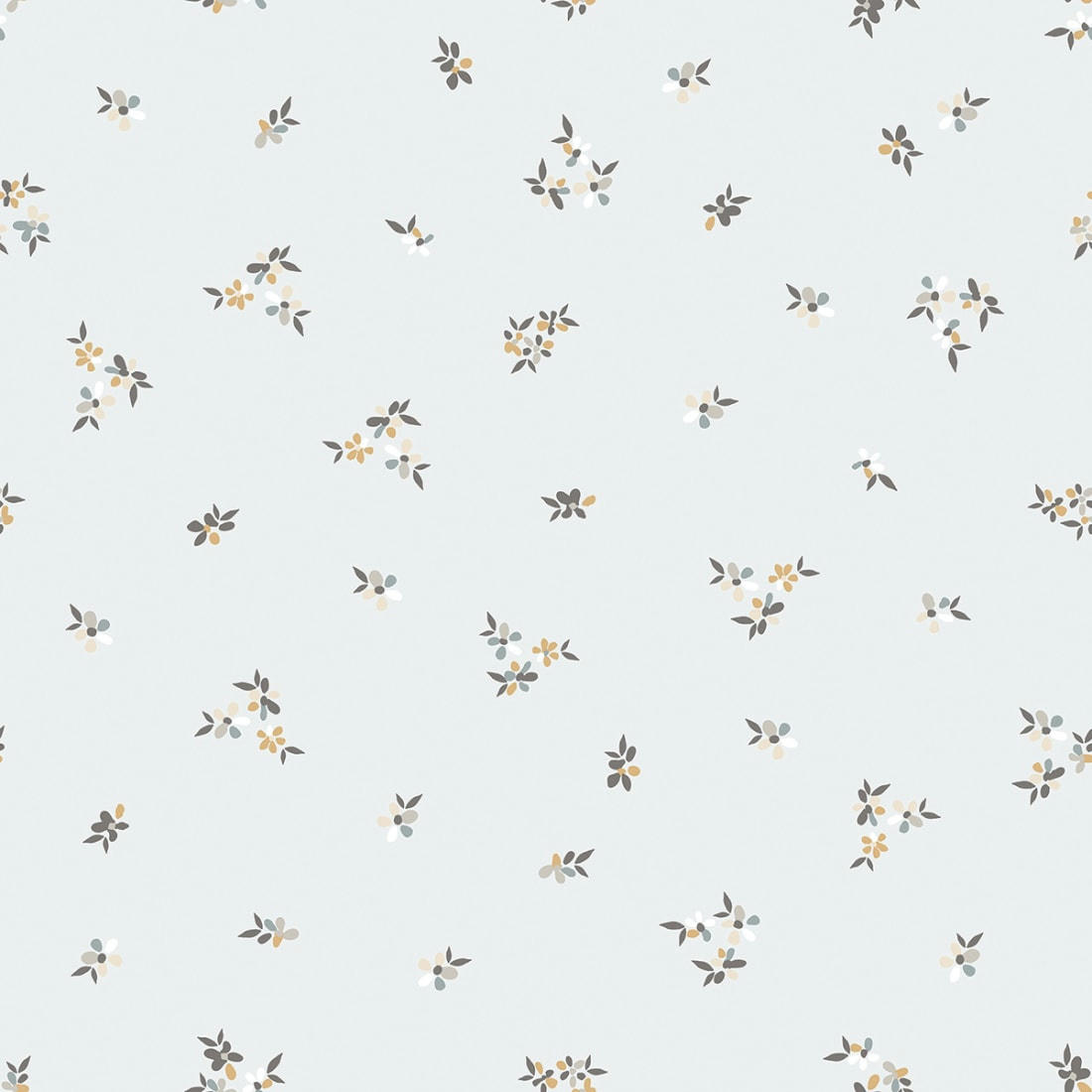 BRAYLYNN - Papier peint floral whisper vert