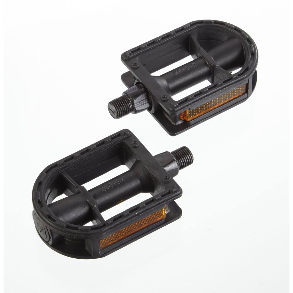 Supercycle Resin Kids' Bike Pedals w/Reflectors, 1/2-in, 2-pk