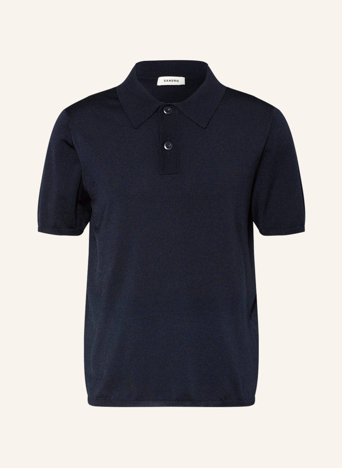 SANDRO Strick-Poloshirt