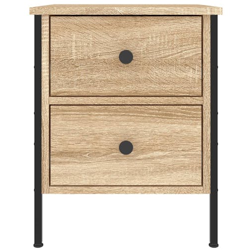 NNEVL Bedside Cabinet Sonoma Oak 40x42x50 cm Engineered Wood