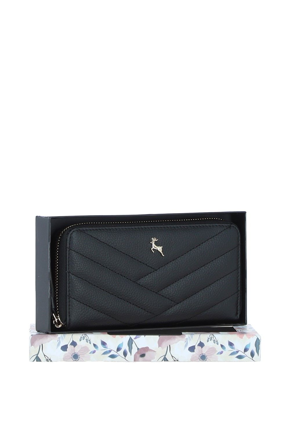 Ashwood Leather Seraphina' Real Leather Purse with RFID-Protection