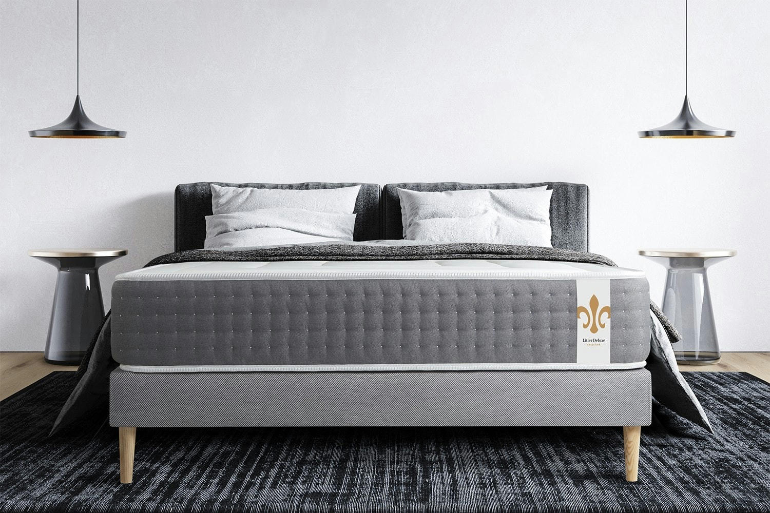 - Matelas 160x200 Ressorts et mémoire de forme - Ferme