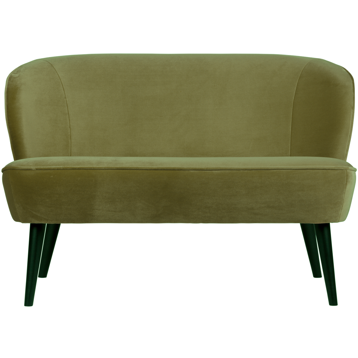 WOOOD bankje Sara - Velvet - Army - 73x110x72