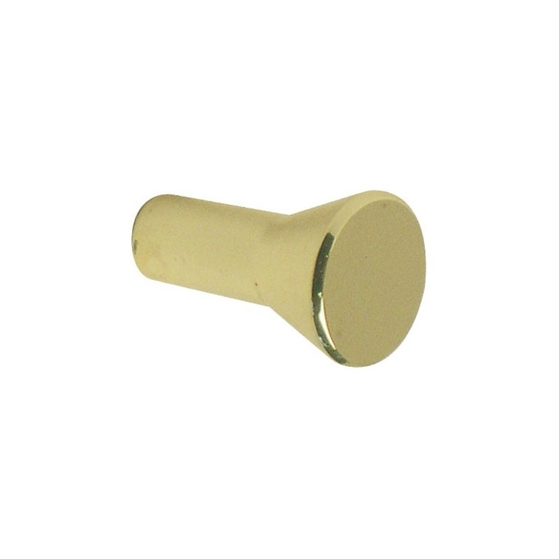 Bouton conique en zamac Ø 15 mm doré LINEA BERTOMANI
