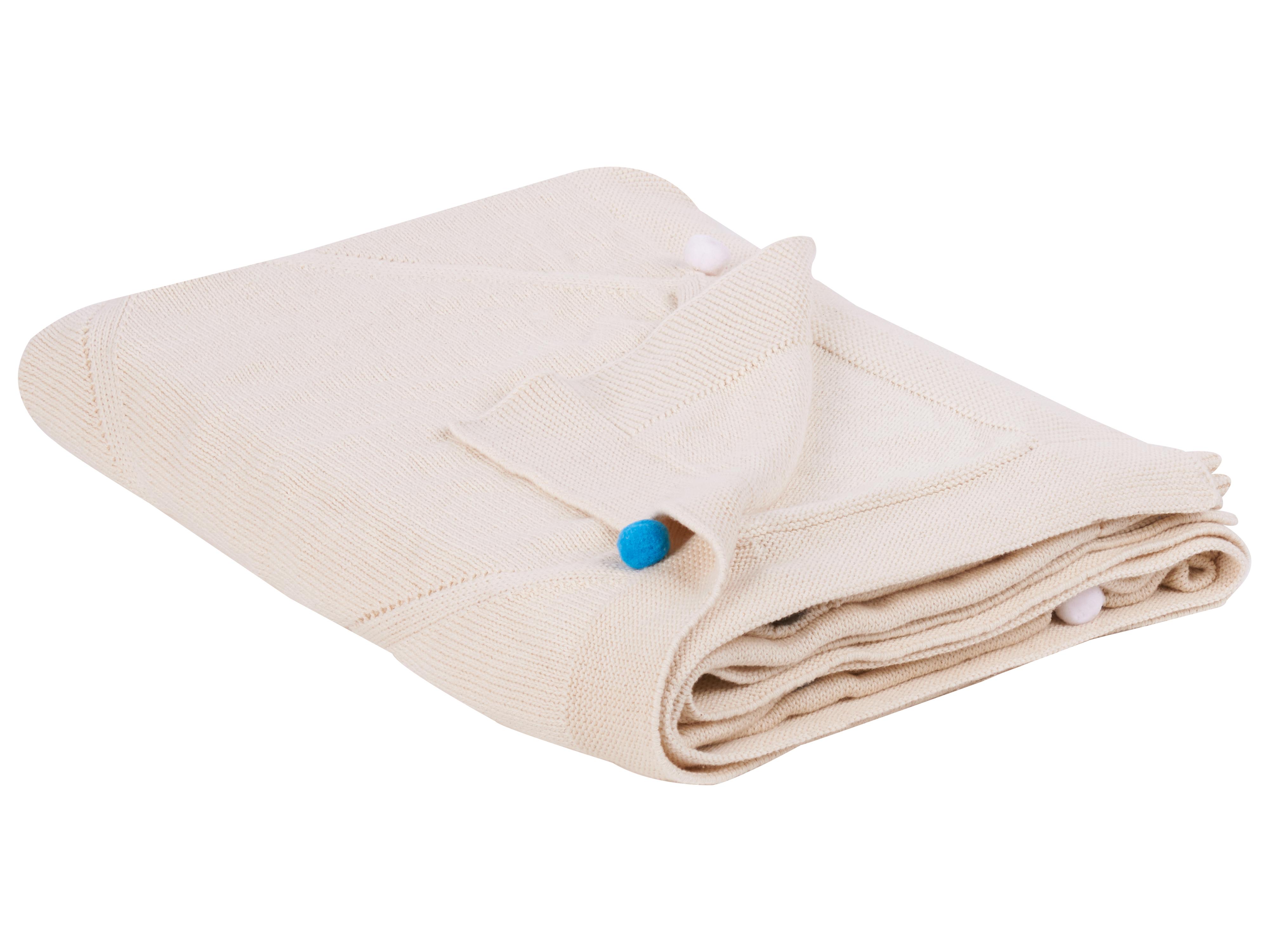 Blanket GAIDAR Cotton 130 x 170 cm Beige