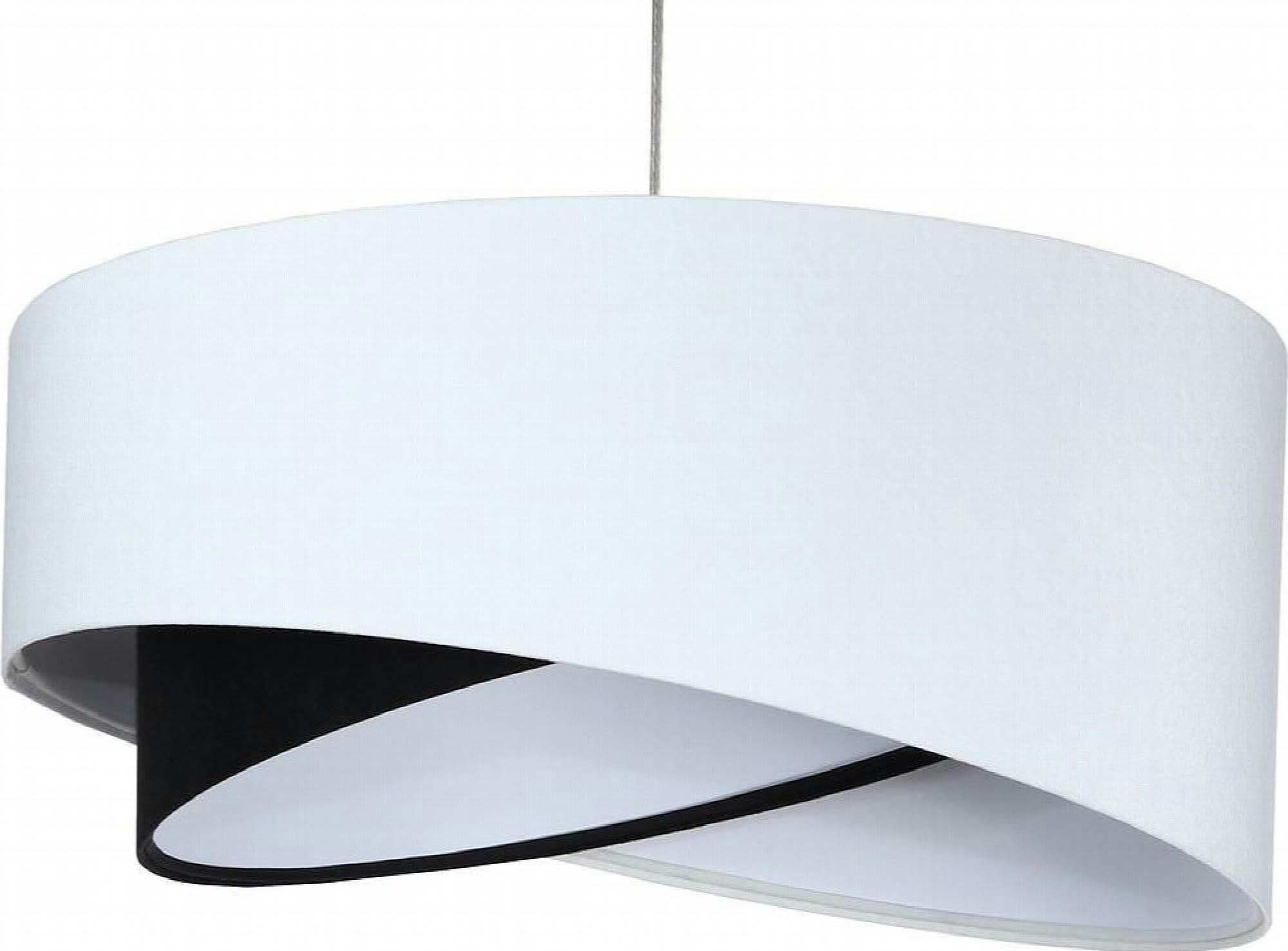 GALAXY - Suspension Tissu Blanc 50x50x105 cm