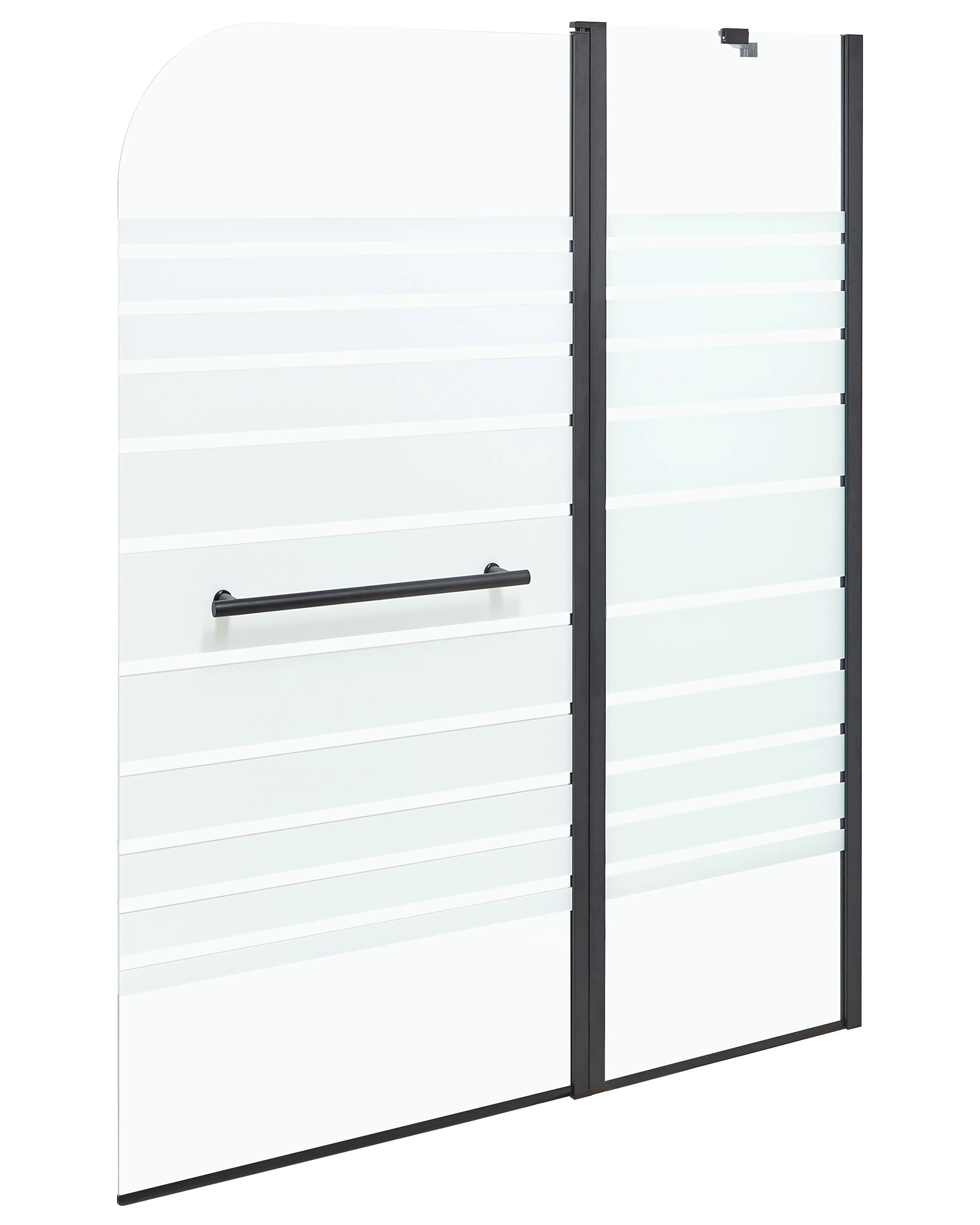 Shower Bath Screen TUAPI 1400 x 1000 mm Black