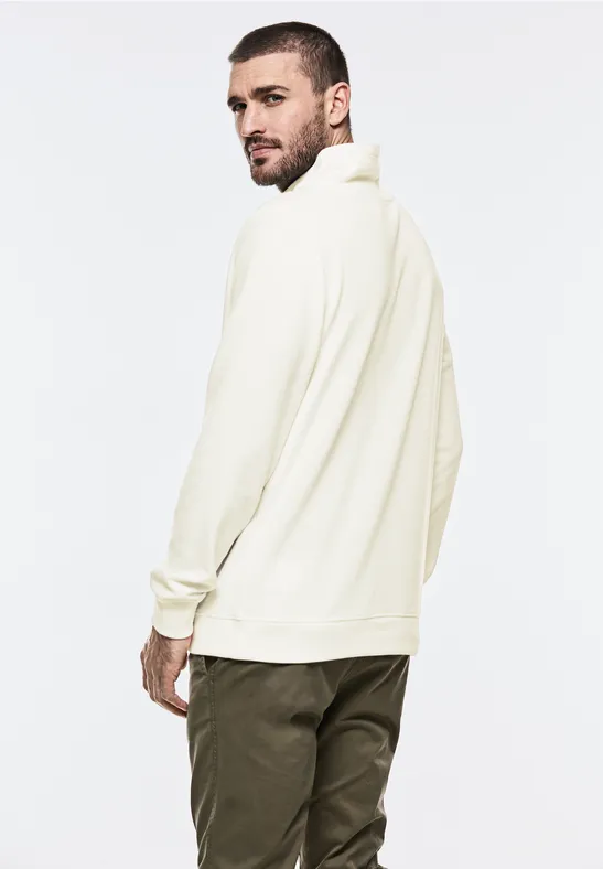 Leichter Schalkragen Sweat