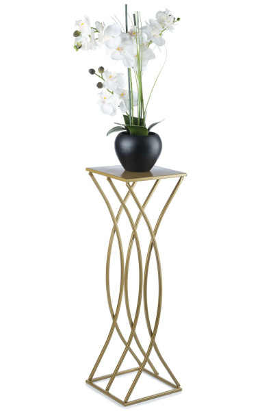 Kwietnik nowoczesny stojak złoty 75 cm GLAM