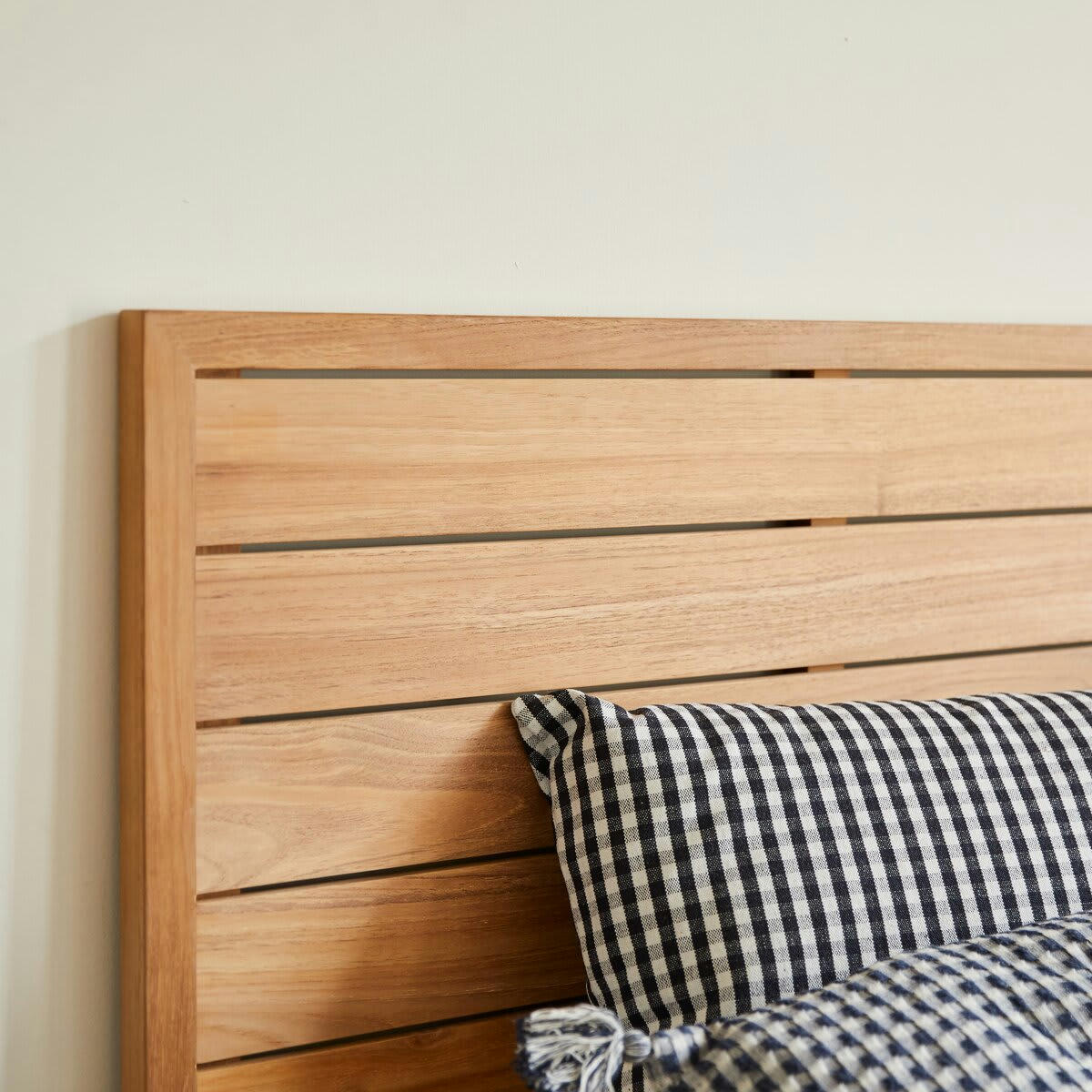 MINIMALYS - Tête de lit enfant en teck massif 95cm