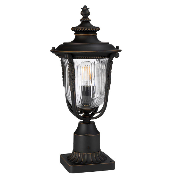 Lampa ogrodowa stojąca ciemny brąz Luverne wys:50 cm 1xE27x60W IP44 Kichler