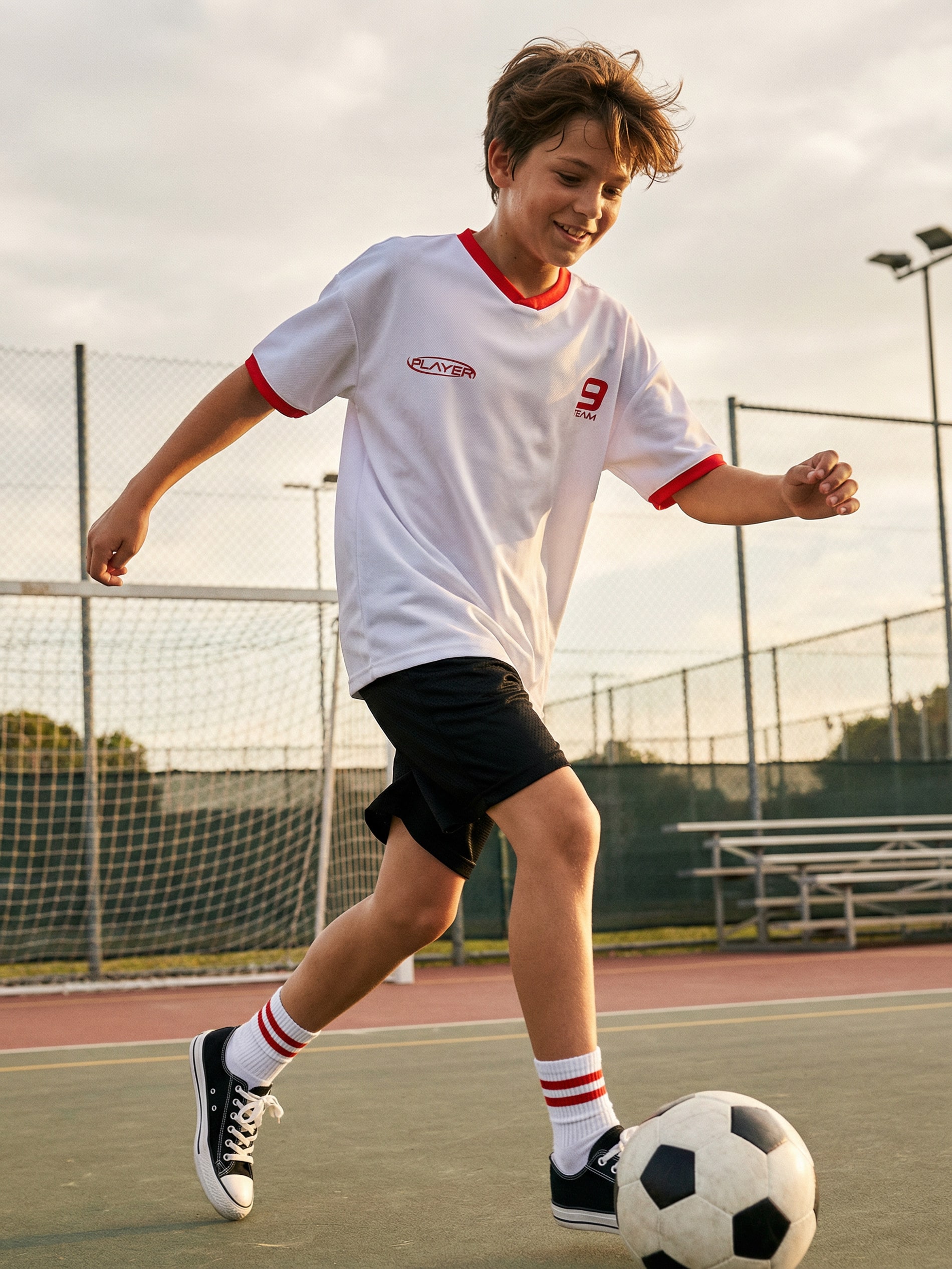 Koszulka sportowa Active z numerem 9
