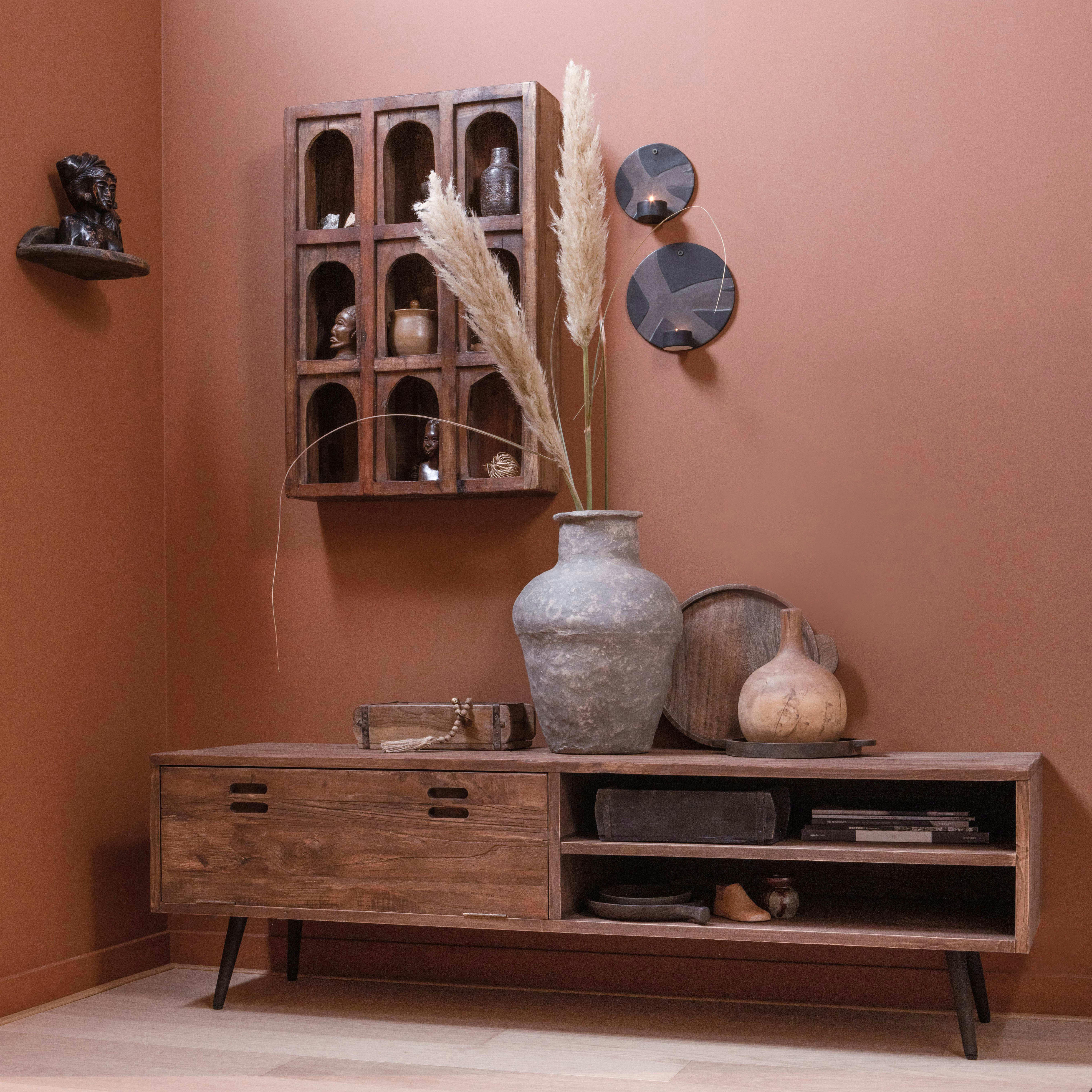 GRIEN - Armoire murale en bois naturel