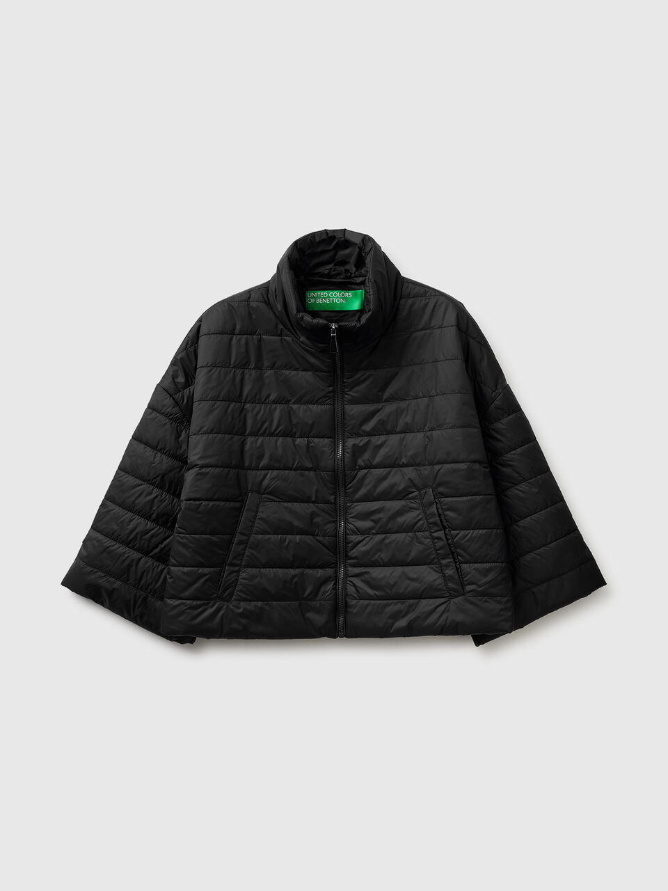 Lightweight padded jacket with 3/4 sleeves