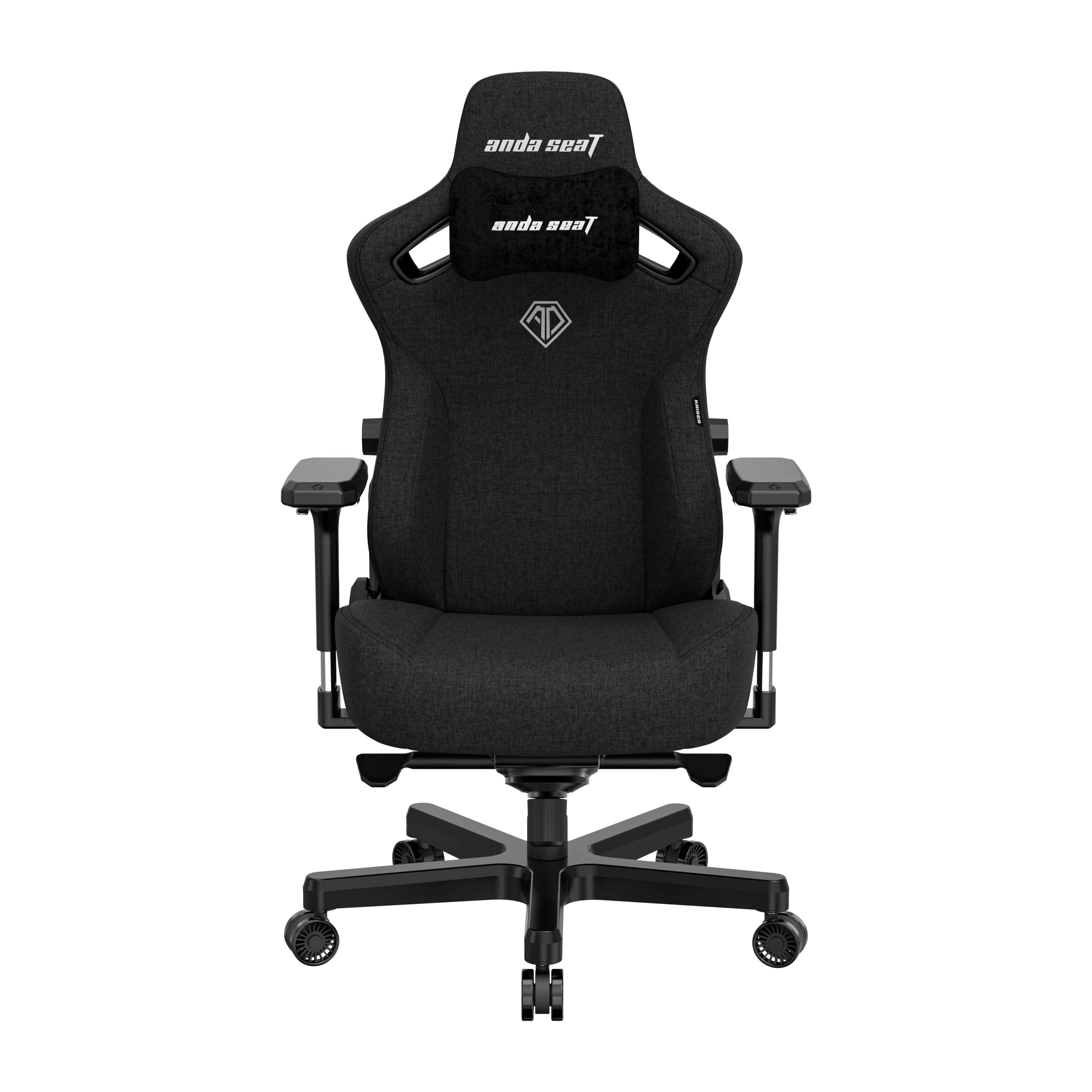 Fotel gamingowy materiałowy Anda Seat Kaiser 3 XL czarny