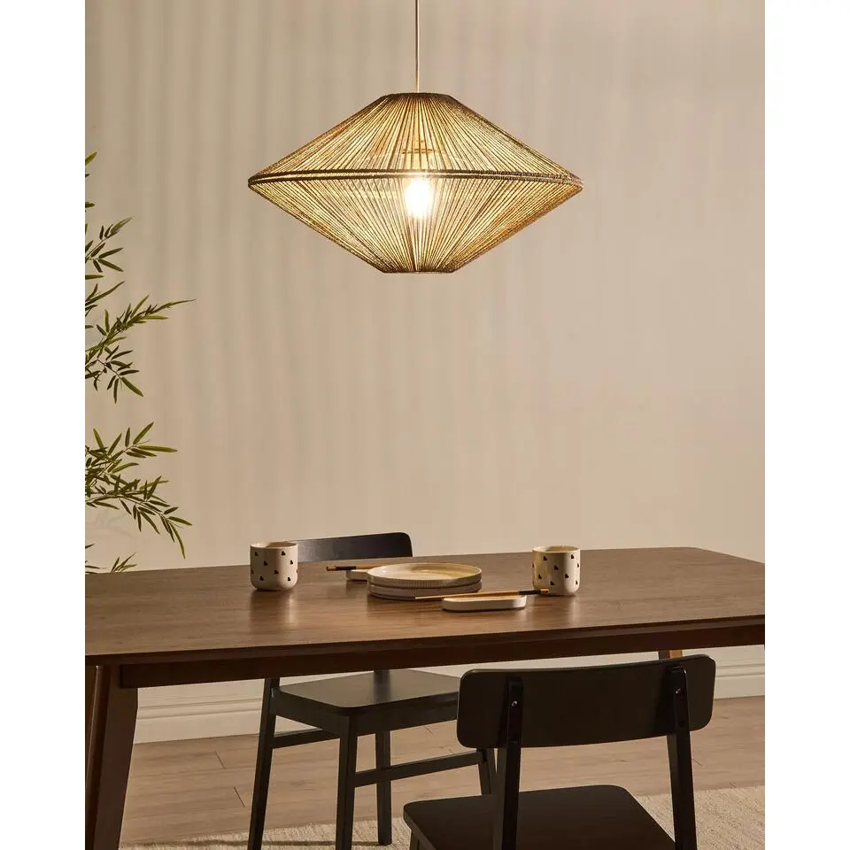 CAVES - Hanglamp - Naturel - Papiertouw