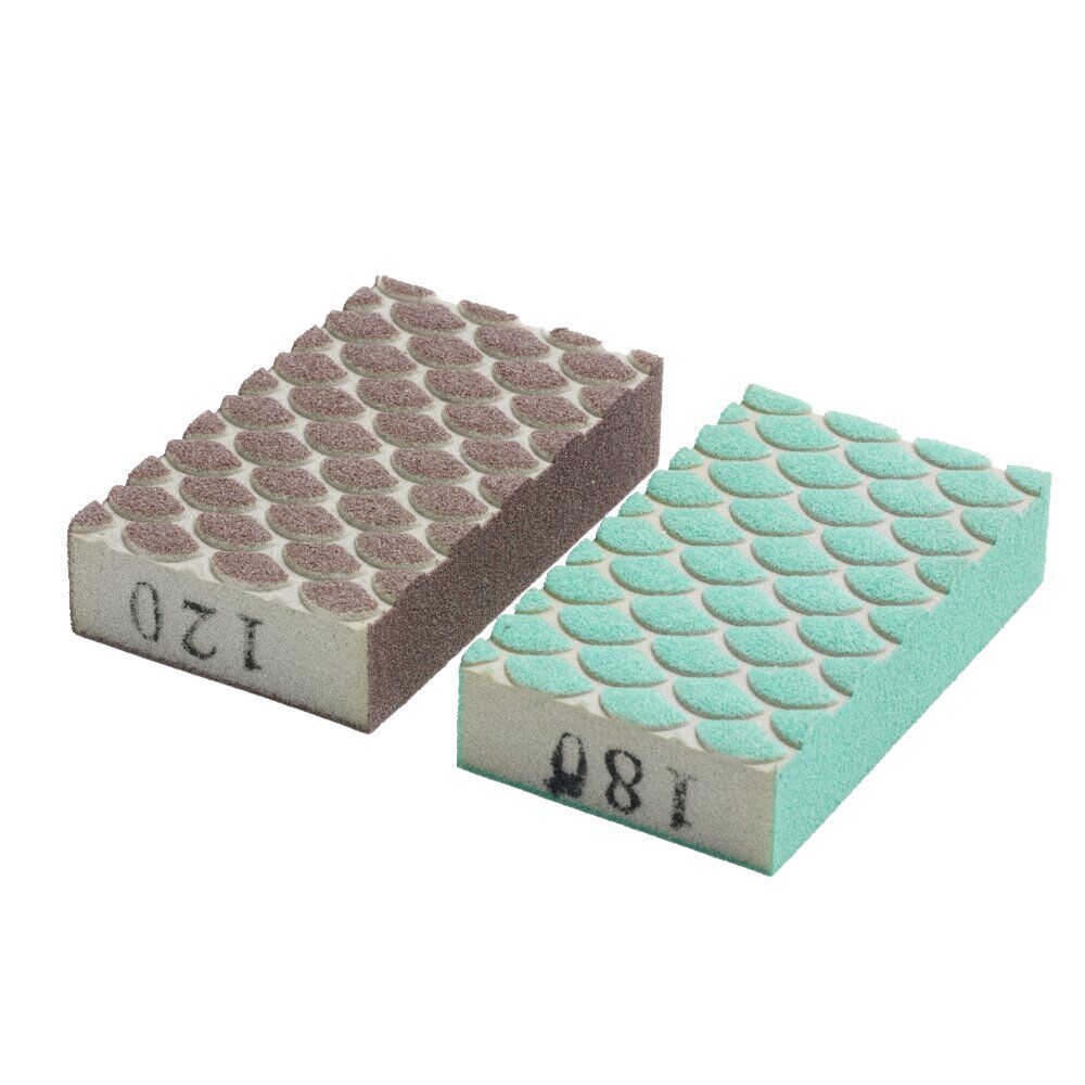 éponge à poncer x2 L11,5x6,8xH5cm