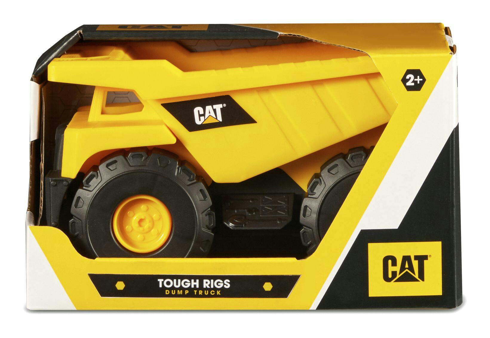 CAT Dump Truck or Excavator Construction Toy, Indoor/Outdoor, 15-in, Assorted, Ages 2+