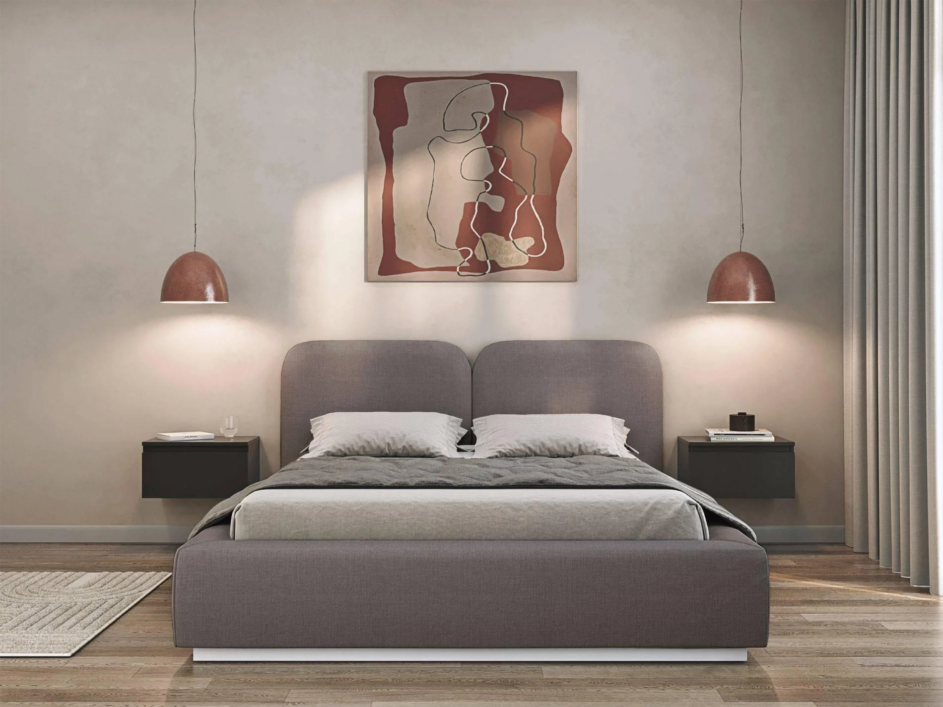 Bedframe Cremona chenille 180 x 200 cm