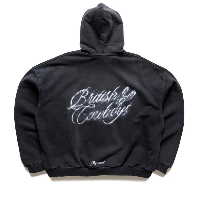 Represent British Cowboys Hoodie - Stained Black