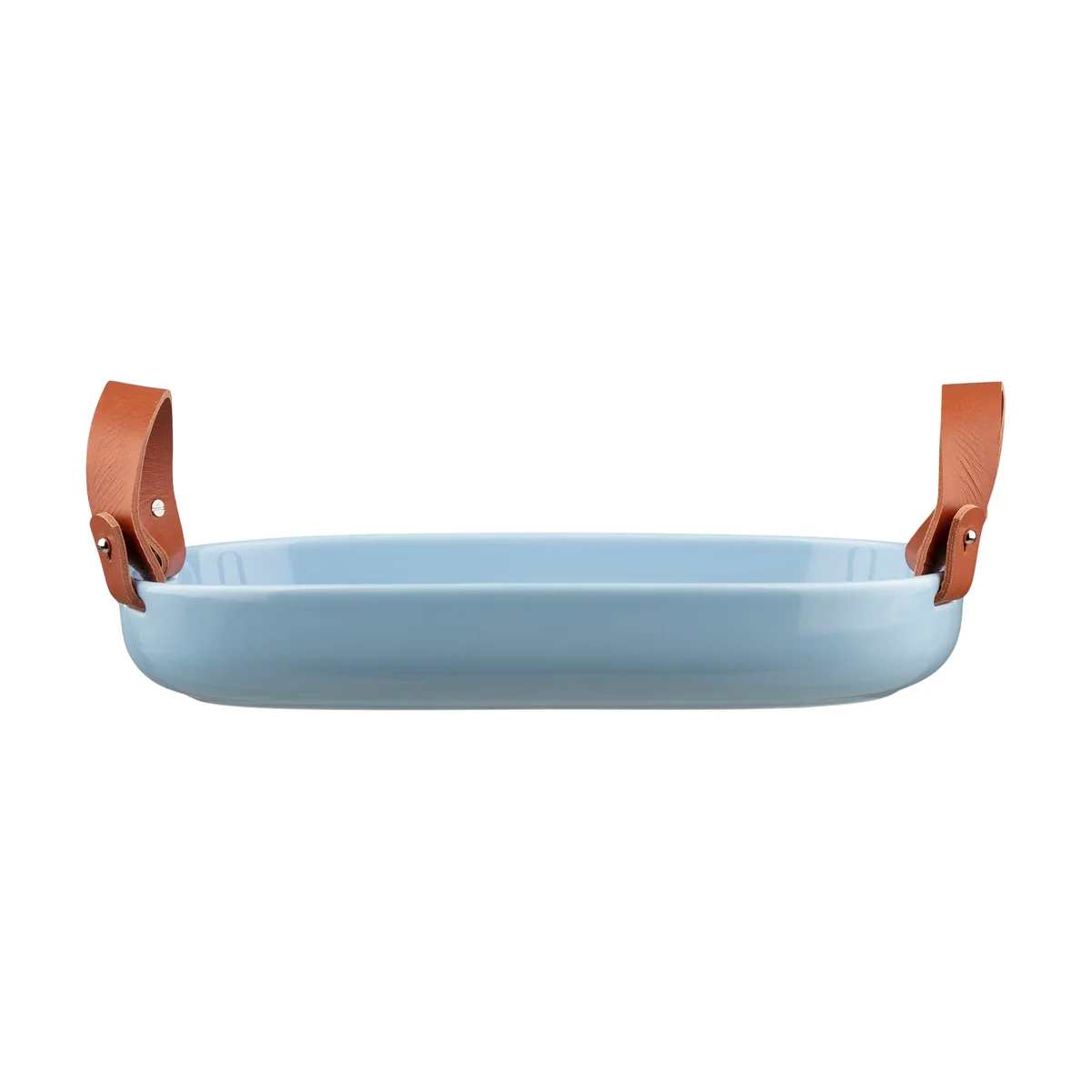 Marimekko - Oiva Iso Koppa Servierplatte, 23 x 32 cm, hellblau