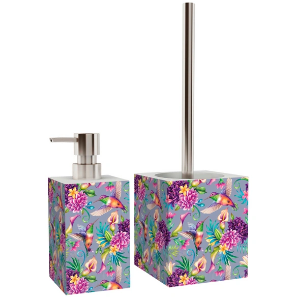 WC-Bürste »Kolibri«, H 37 cm, Bunt, Rechteckig
