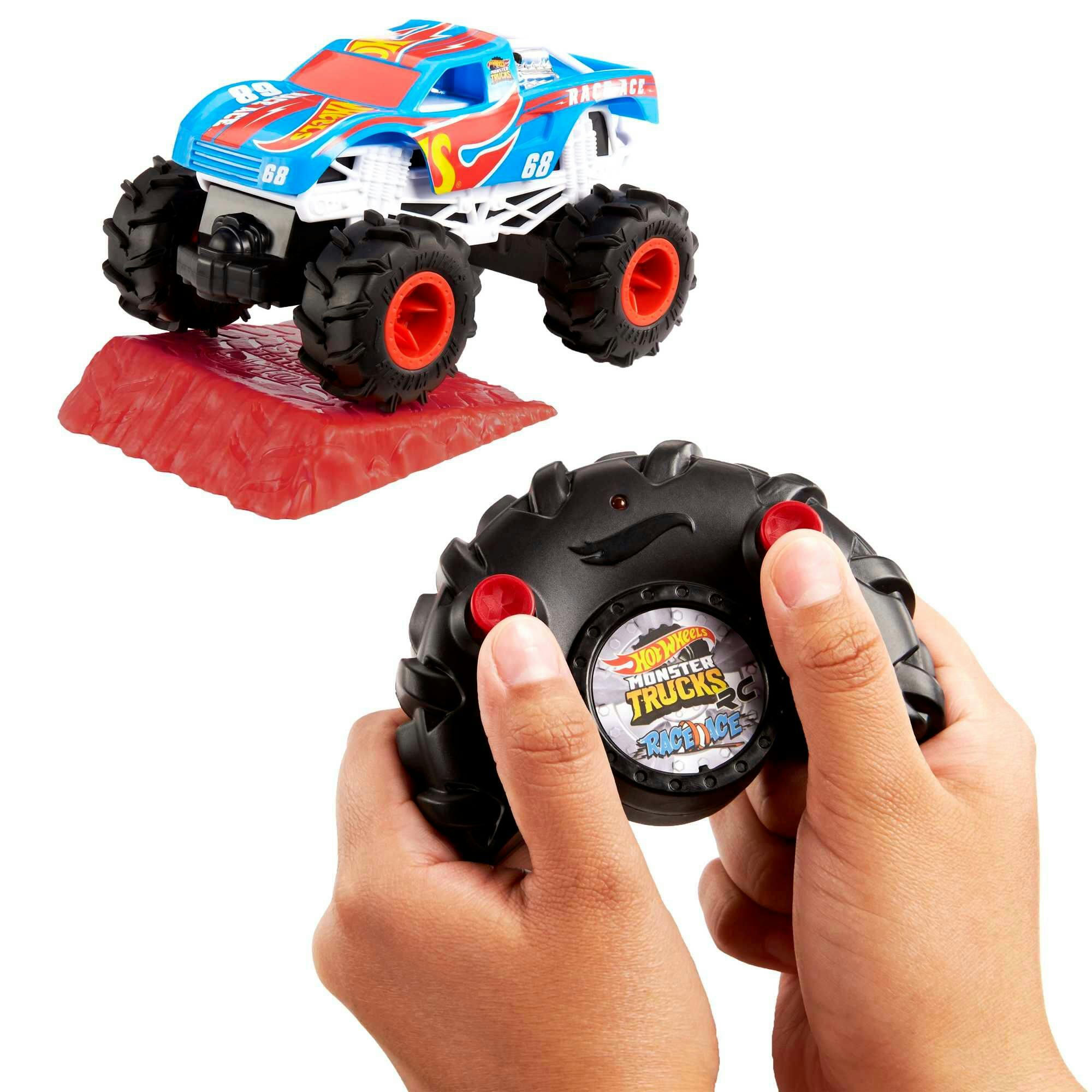 Hot Wheels® Remote-Controlled 1:24 Monster Truck Race Ace, Ages 4+