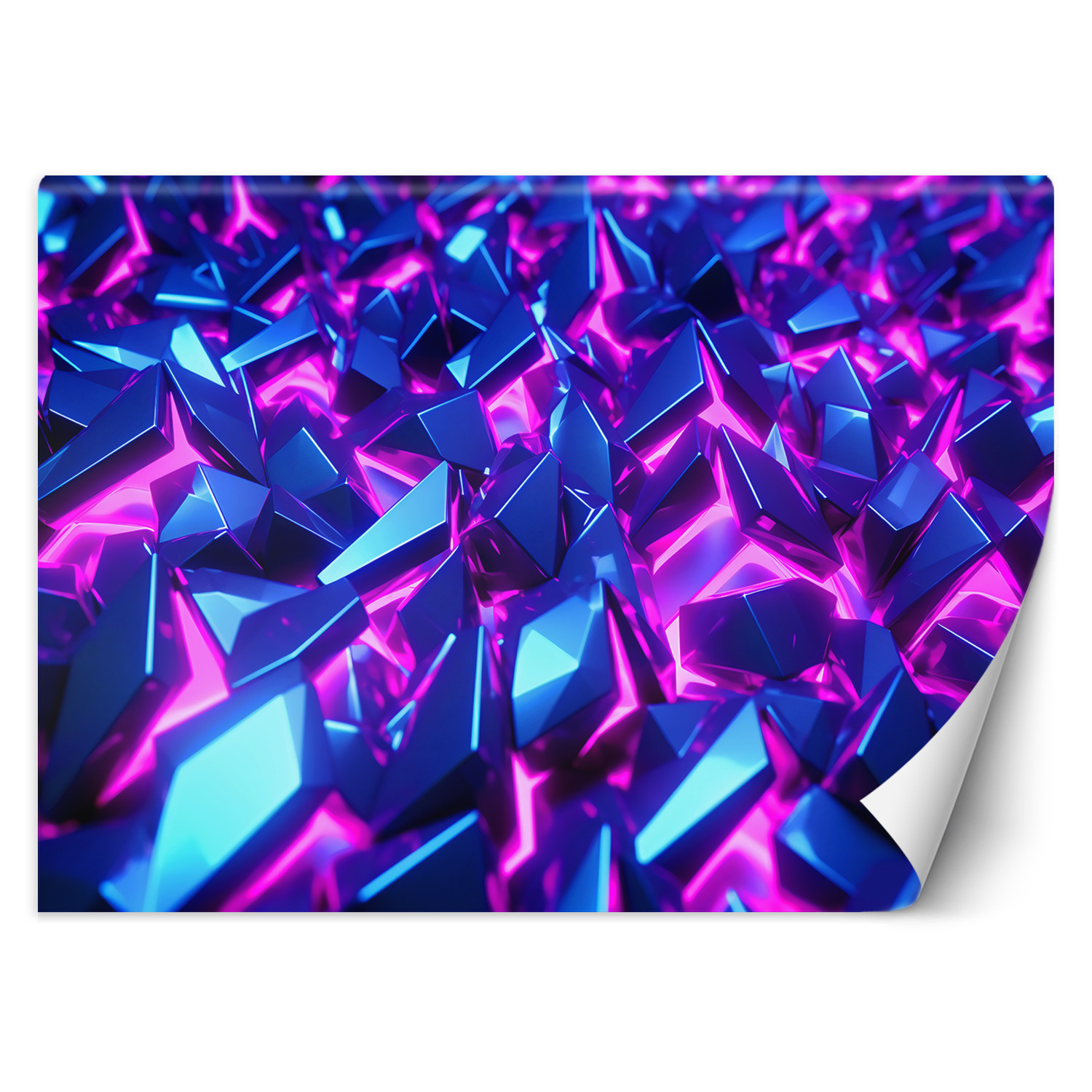 Feeby Fototapeta, Neonowe kryształy 3D 150x105