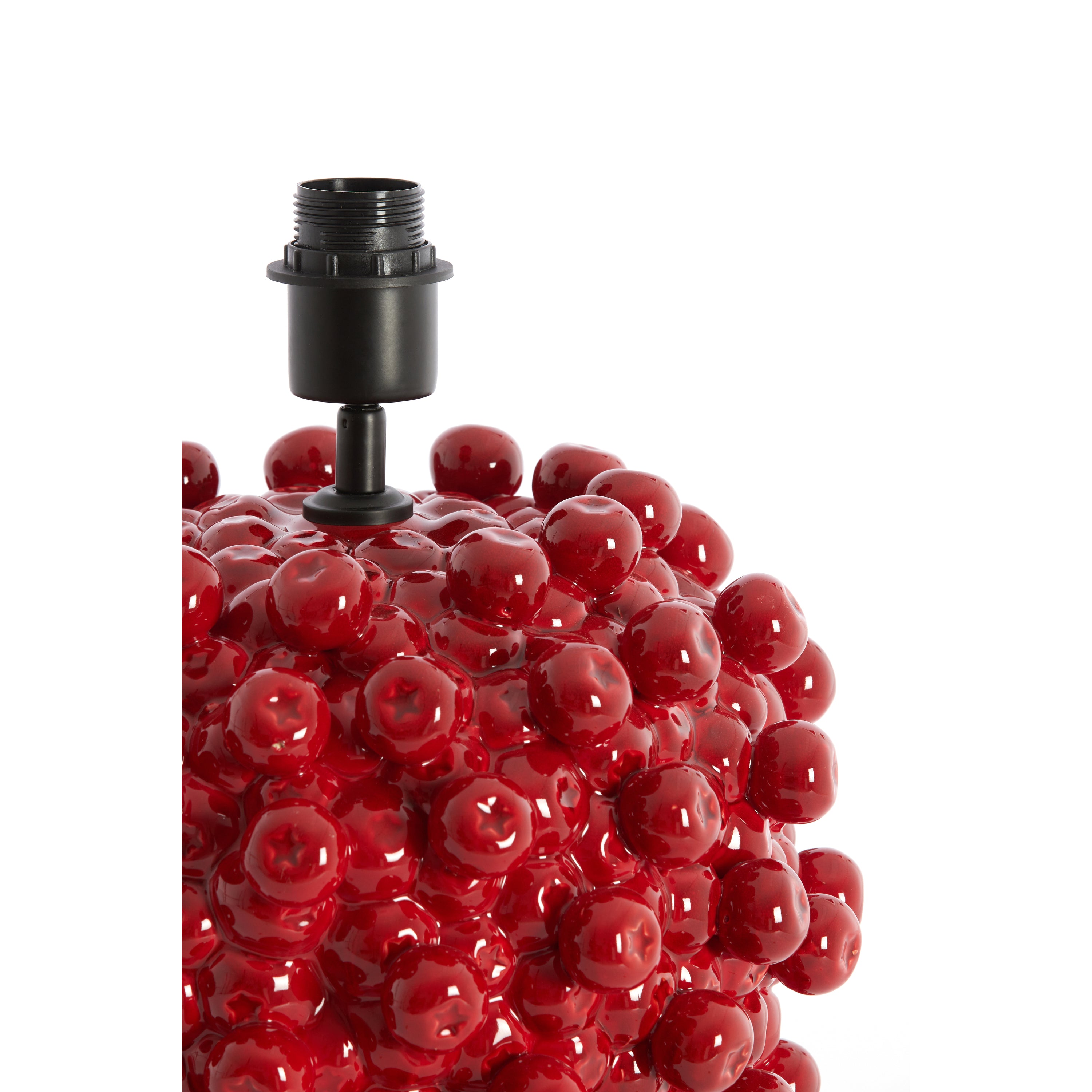 Light & Living - tafellamp - Berries - rood - keramiek - Ø 32cm - E27