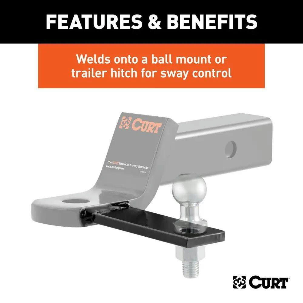 CURT Weld-On Sway Tab
