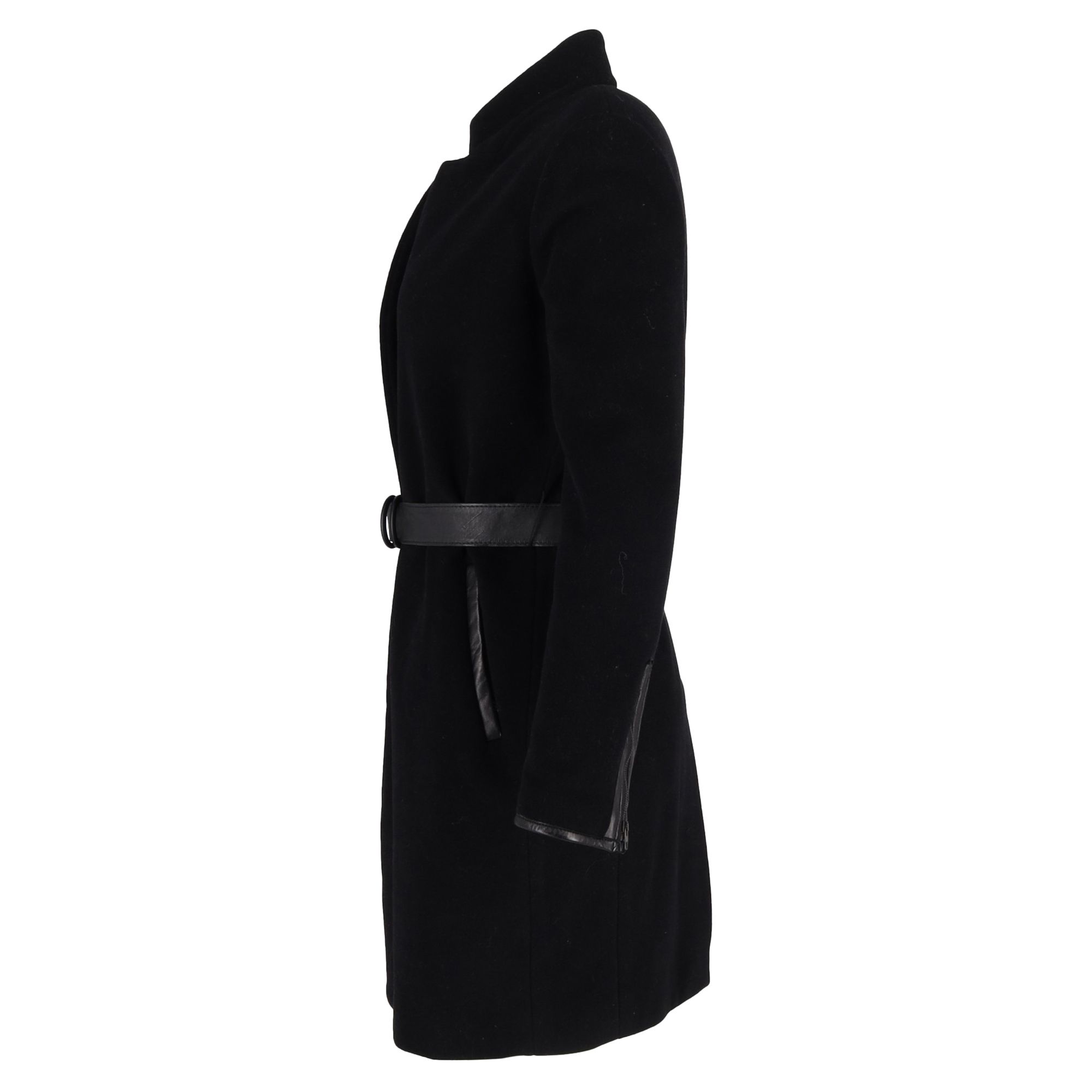 Acne Studios Preloved Belted coat in Black Wool